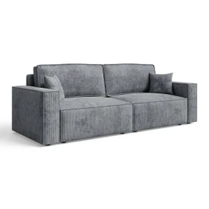 Sofa ARON S z dużą powierzchnią spania | Rozkładana | Tkanina Poso 60