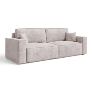 Stylowa sofa ARON S z pojemnikiem | Rozkładana | Tkanina Poso 100