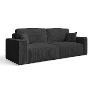 Stylowa sofa ARON S z pojemnikiem | Rozkładana | Tkanina Tilia 100