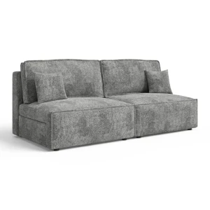 Sofa ARON S MINI z pojemnikiem na pościel | Rozkładana | Tkanina Bella 15