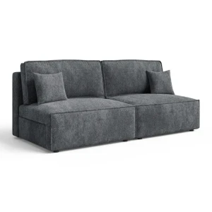 Stylowa sofa ARON S MINI do salonu | Rozkładana | Tkanina Coral 80