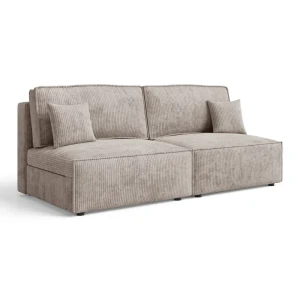 Sofa ARON S MINI z funkcją spania do salonu | Rozkładana | Tkanina Poso 02