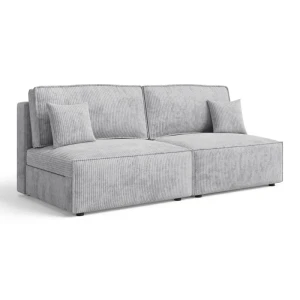 Wygodna sofa ARON S MINI do małego salonu | Rozkładana | Tkanina Poso 55