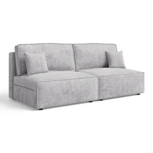 Komfortowa sofa ARON S MINI do spania | Rozkładana | Tkanina Poso 110