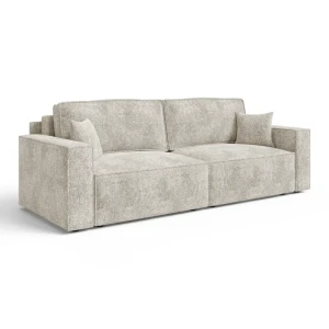 Sofa-narożnik ARON S CORNER do salonu | Rozkładany | Tkanina Bella 05