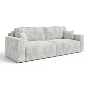 Stylowy ARON S CORNER sofa-narożnik | Rozkładany | Tkanina Bella 50