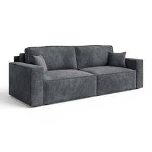 Komfortowy ARON S CORNER sofa-narożnik | Rozkładany | Tkanina Coral 80