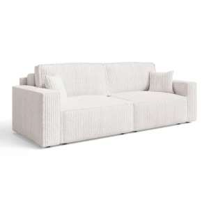 Sofa-narożnik ARON S CORNER do salonu | Rozkładany | Tkanina Tilia 01