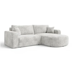 Narożnik RIVO L z pojemnikiem do salonu | Uniwersalny | Tkanina Bella 50