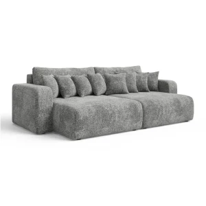 Komfortowa sofa FIORO S z zestawem poduszek do salonu | Tkanina Bella 15