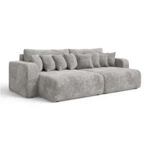 Designerska sofa FIORO S z poduszkami do salonu | Tkanina Bella 55