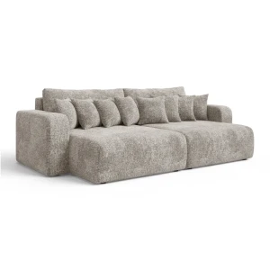 Praktyczna Bigsofa FIORO S do salonu z poduszkami | Tkanina Bella 60