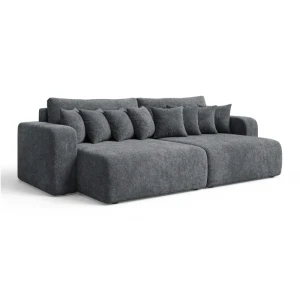 Designerska Bigsofa FIORO S z poduszkami do salonu | Tkanina Coral 80