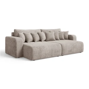 Bigsofa FIORO S z poduszkami do nowoczesnego salonu | Tkanina Poso 02