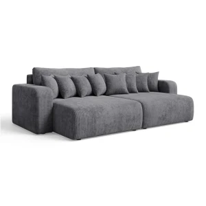 Sofa FIORO S do salonu w nowoczesnym stylu z poduszkami | Tkanina Poso 34