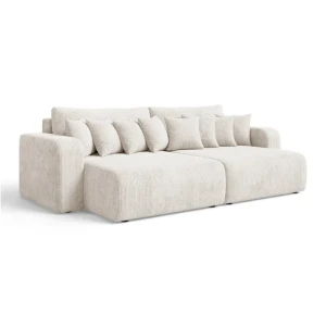 Stylowa Bigsofa FIORO S z funkcją spania i poduszkami | Tkanina Poso 38