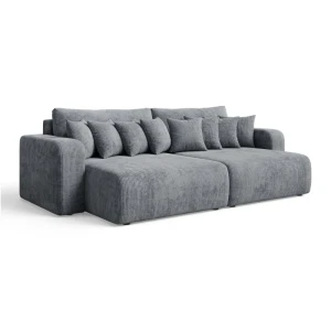 Designerska sofa FIORO S z poduszkami do salonu | Tkanina Poso 60