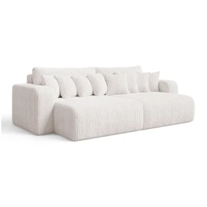 Bigsofa FIORO S z poduszkami do nowoczesnego salonu | Tkanina Tilia 01