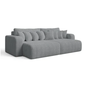 Wygodna sofa FIORO S z poduszkami i funkcją spania | Tkanina Tilia 90