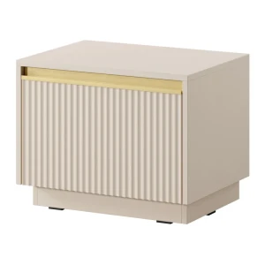 Stolik nocny Gold 54 cm Beż piaskowy