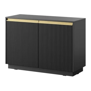 Komoda Gold 104 cm Czarna