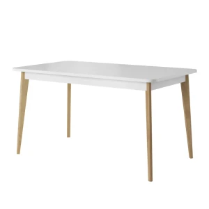 Stół Optimo 140-180 cm Dąb Riviera + Biały