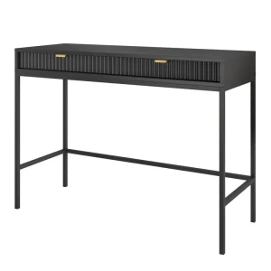 Toaletka Crow 104 cm czarna + czarny stelaż