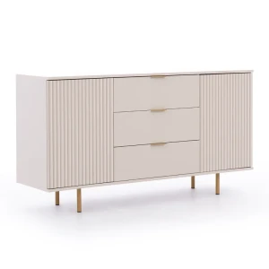 Komoda Belio 150 cm Kaszmir + złote nogi
