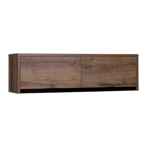 Szafka Wisząca Woody 120 cm Dąb Monastery + czarny połysk