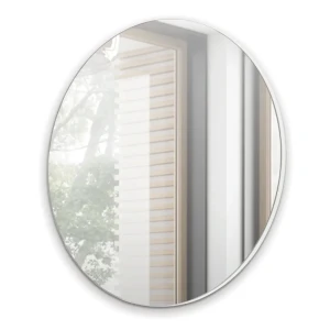 Lustro wiszące Lia 70 cm Białe
