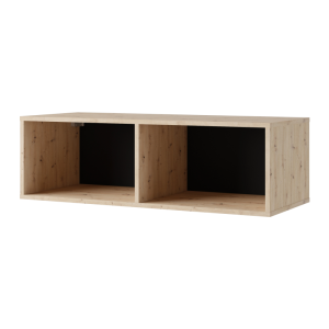 Półka Olio 100 cm Dąb Artisan + Czarny