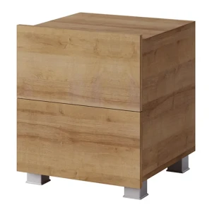 Stolik nocny Olio 40 cm Dąb Złoty