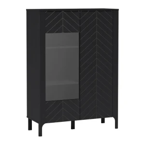 Witryna Solvian 103 cm Czarna