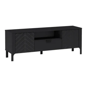 Szafka RTV Solvian 160 cm Czarna