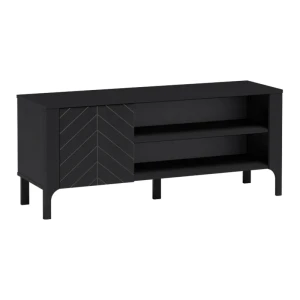 Szafka RTV Solvian 135 cm Czarna