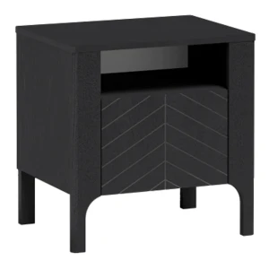 Stolik nocny Solvian 54 cm Czarny