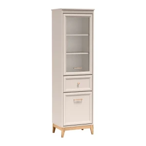 Witryna Belumi 55 cm Kaszmir + Dąb