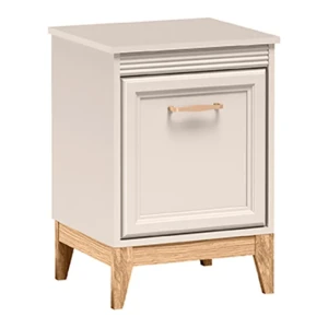 Stolik nocny Belumi 45 cm Kaszmir + Dąb