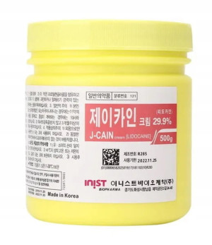 J-cain Krem Znieczulający Znieczulenie 29,9% 500g