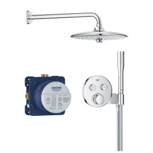 Zestaw Prysznicowy Grohtherm SmartControl Podtynkowy z Deszczownicą Euphoria 260 34867000 Grohe