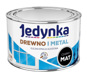 Farba Drewno I Metal Czarny Mat 0,36L Jedynka-Tikkurila