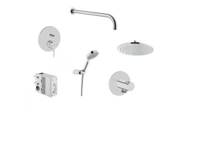 Zestaw Prysznicowy Podtynkowy Minimax Chrom Vitra