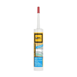 Bausolid Silikon Sanitarny Biały 280Ml