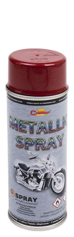 Spray Metallic Czerwony 400 ml Champion