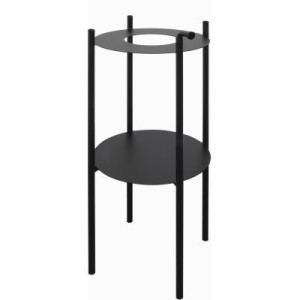 Konsola Podumywalkowa Silia Czarna 36x36x84 cm CKSN36A Deante