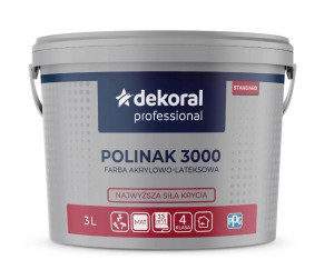 Farba Polinak 3000 Baza Zn 2,61L Dekoral