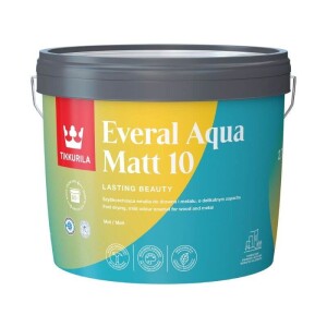 Emalia Akrylowa Everal Aqua Mat 2,7L Baza-A Tikkurila