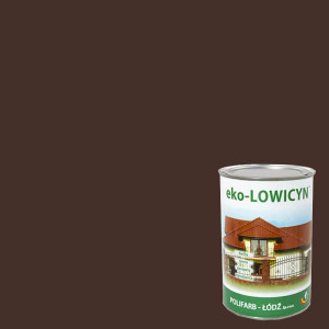 Farba Eko Lowicyn Brąz Czekoladowy 5L RAL 8017 Polifarb Łódź