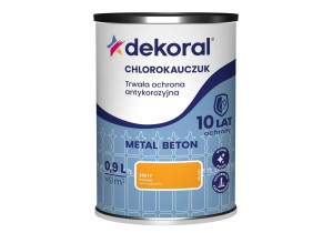 Emalia Chlorokauczukowa Strong Żółty RAL 1007 0,9L Dekoral