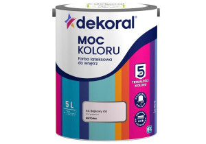 Farba Lateksowa Moc Koloru Bajkowy Róż 5l Dekoral